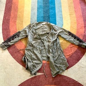 Knox Rose embroidered utility jacket